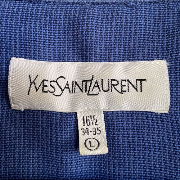 Yves Saint Laurent Button Down Long Sleeve Shirt - Picture 4 of 5